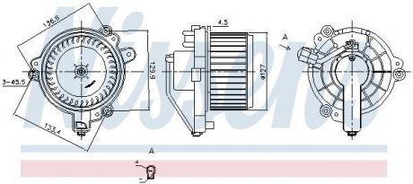 87705 Вентилятор NISSENS подбор по vin на Brocar