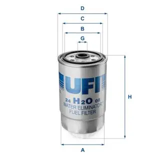 24H2O08 Топливный фильтр UFI подбор по vin на Brocar
