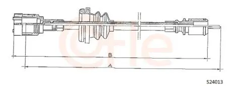 92S24013 LINKA - TACHOMETR COF S24013 COFLE COFLE підбір по vin на Brocar