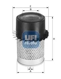 2793300 Фільтр повітряний UFI підбір по vin на Brocar