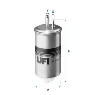 2411600 Паливний фільтр UFI підбір по vin на Brocar