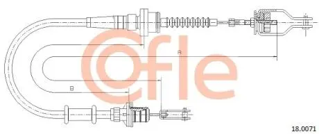 92180071 LINKA SPRZEGLA COF 18.0071 COFLE COFLE підбір по vin на Brocar