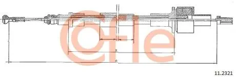 92112321 LINKA SPRZEGLA COF 11.2321 COFLE COFLE підбір по vin на Brocar