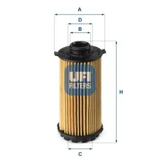 2514900 FILTR OLEJU PORSCHE OEM SZT UFI UFI підбір по vin на Brocar