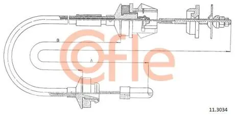 92113034 LINKA SPRZEGLA COF 11.3034 COFLE COFLE підбір по vin на Brocar