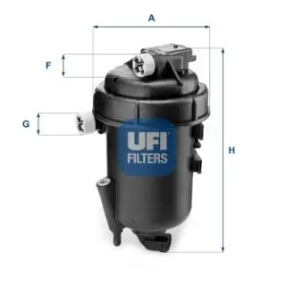 5517900 Топливный фильтр UFI подбор по vin на Brocar