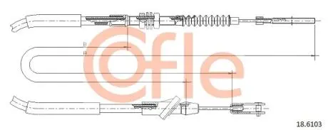 92186103 LINKA SPRZEGLA COF 18.6103 COFLE COFLE підбір по vin на Brocar