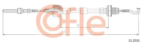 92112531 LINKA SPRZEGLA COF 11.2531 COFLE COFLE підбір по vin на Brocar