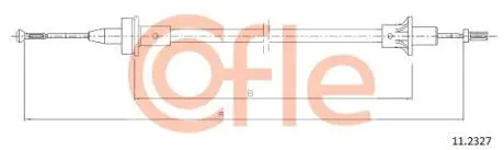 92112327 LINKA SPRZEGLA COF 11.2327 COFLE COFLE підбір по vin на Brocar