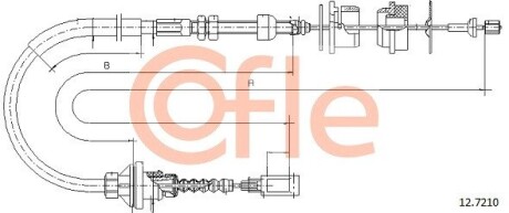 92127210 LINKA SPRZEGLA COF 12.7210 COFLE COFLE підбір по vin на Brocar