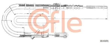 92186101 LINKA SPRZEGLA COF 18.6101 COFLE COFLE підбір по vin на Brocar