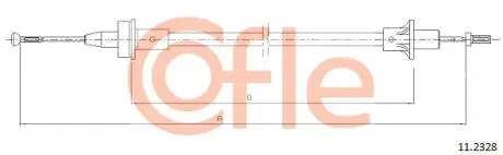 92112328 LINKA SPRZEGLA COF 11.2328 COFLE COFLE підбір по vin на Brocar