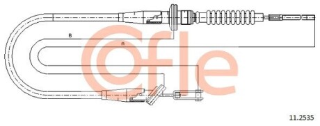 92112535 LINKA SPRZEGLA COF 11.2535 COFLE COFLE підбір по vin на Brocar