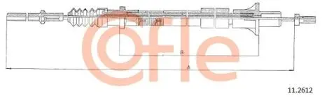 92112612 LINKA SPRZEGLA COF 11.2612 COFLE COFLE підбір по vin на Brocar