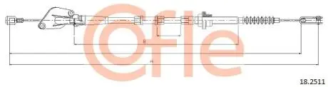 92182511 LINKA SPRZEGLA COF 18.2511 COFLE COFLE підбір по vin на Brocar