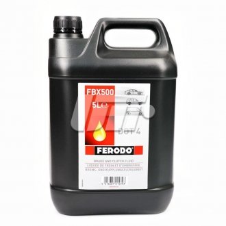 FBX500 Тормозная жидкость DOT4 5L FERODO підбір по vin на Brocar