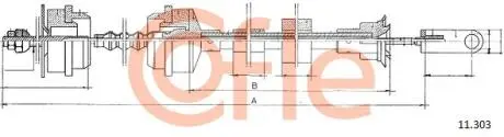 9211303 LINKA SPRZEGLA COF 11.303 COFLE COFLE підбір по vin на Brocar