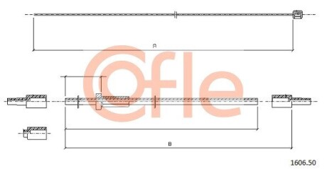 92160650 LINKA - MASKA COF 1606.50 COFLE COFLE підбір по vin на Brocar