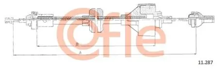 9211287 LINKA SPRZEGLA COF 11.287 COFLE COFLE підбір по vin на Brocar
