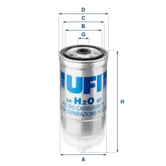 24H2O07 Топливный фильтр UFI подбор по vin на Brocar