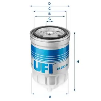2438300 Топливный фильтр UFI подбор по vin на Brocar