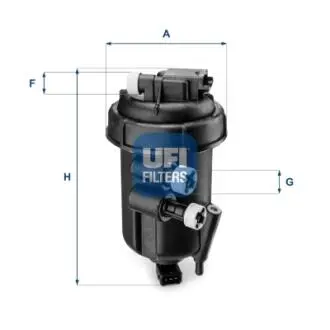 5510800 Топливный фильтр UFI подбор по vin на Brocar
