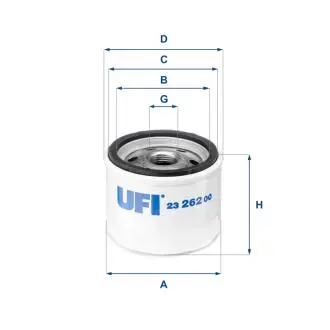 2326200 Масляний фільтр UFI підбір по vin на Brocar