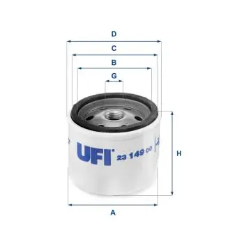 2314900 Масляный фильтр UFI UFI підбір по vin на Brocar
