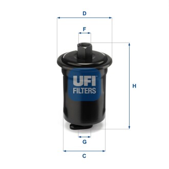 3171200 Топливный фильтр UFI підбір по vin на Brocar