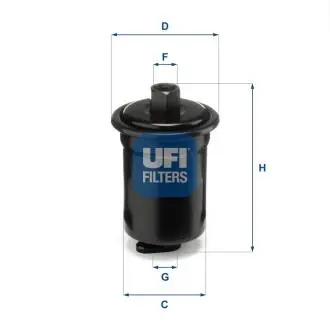 3171200 Фільтр палива UFI підбір по vin на Brocar