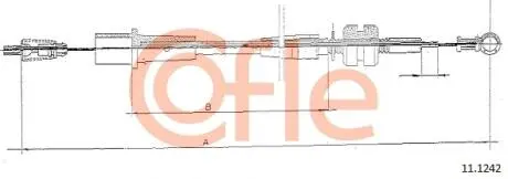 92111242 LINKA GAZU COF 11.1242 COFLE COFLE підбір по vin на Brocar