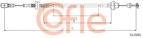 92110181 LINKA GAZU COF 11.0181 COFLE COFLE підбір по vin на Brocar