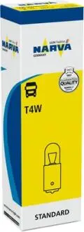 171413000 Автолампа T4W 24V 4W BA9s Standard NARVA підбір по vin на Brocar