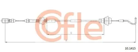 92101415 LINKA GAZU COF 10.1415 COFLE COFLE підбір по vin на Brocar