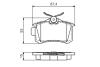 0986494520 KLOCKI HAMULCOWE BRAKE PADS BOSCH підбір по vin на Brocar