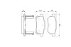 0986494128 KLOCKI HAMULCOWE BRAKE PADS BOSCH підбір по vin на Brocar