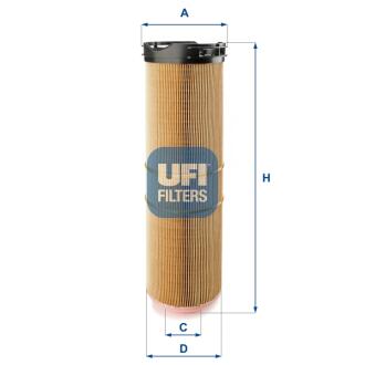 27B1200 Воздушный фильтр UFI підбір по vin на Brocar