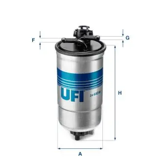 2444000 Фільтр палива UFI підбір по vin на Brocar