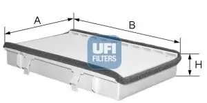 5304900 Фільтр салону UFI підбір по vin на Brocar