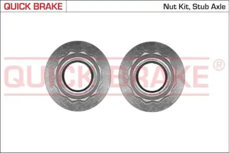 9810K 9810K QUICK BRAKE Гайки для ступиці QUICK BRAKE підбір по vin на Brocar