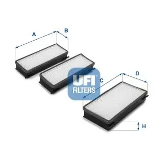 5307000 Фильтр салона UFI подбор по vin на Brocar