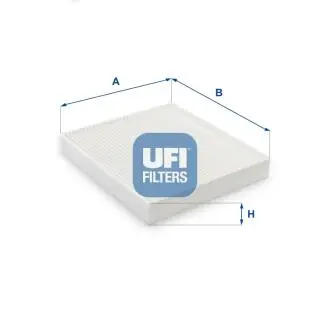 5309800 Фільтр салону UFI підбір по vin на Brocar