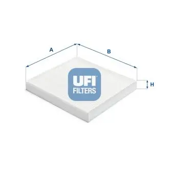 5338700 Фільтр повітря салону UFI підбір по vin на Brocar