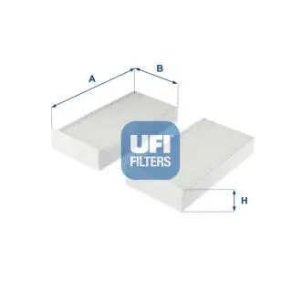 5333200 Фільтр салону UFI підбір по vin на Brocar