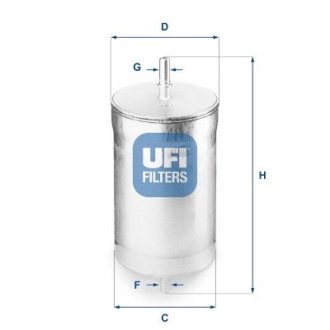 3199400 Топливный фильтр UFI підбір по vin на Brocar