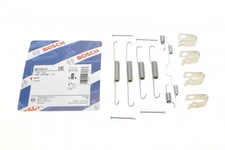 1987475287 Комплект пружинок колодок ручника Nissan Almera II/Primera 15-2.0 96-06 BOSCH подбор по vin на Brocar