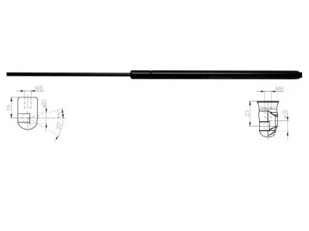 7643802 Амортизатор багажника STARLINE підбір по vin на Brocar