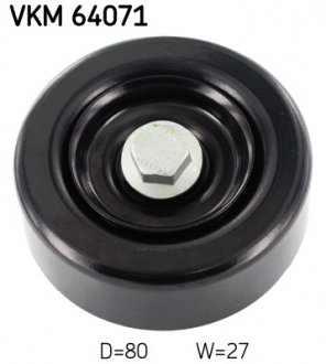 VKM64071 Обводний ролик SKF підбір по vin на Brocar