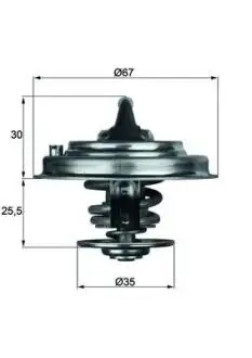 TX3071D Термостат MAHLE / KNECHT подбор по vin на Brocar
