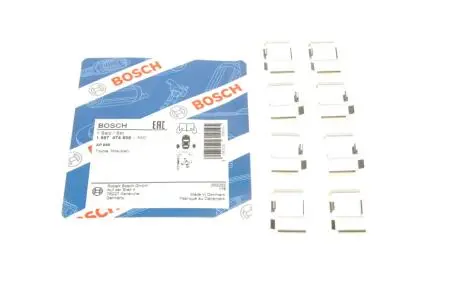 1987474605 Планка супорта (заднього) прижимна (к-кт) Toyota Land Cruiser/Mitsubishi Pajero IV 96- BOSCH підбір по vin на Brocar